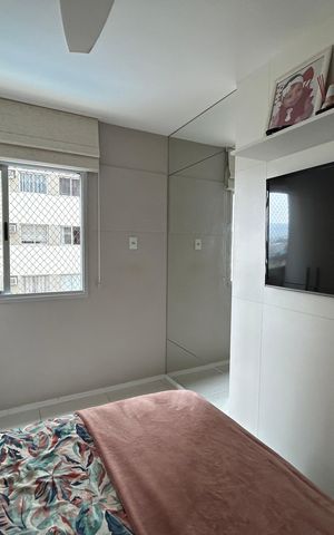 Apartamento à venda com 58m², 2 quartos e 1 vagaQuarto 2 - Suíte