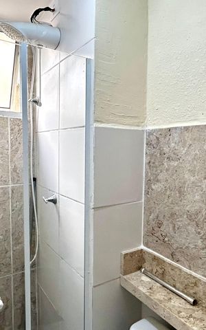 Apartamento para alugar com 42m², 2 quartos e 1 vaga Apartamento para alugar com 42m², 2 quartos e 1 vagaBanheiro social