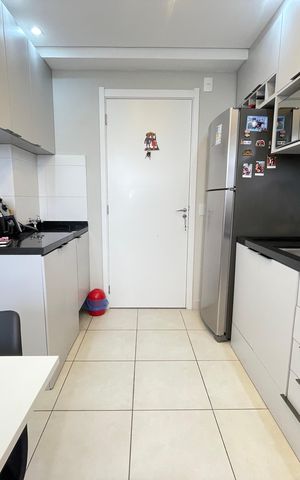 Apartamento para alugar com 32m², 2 quartos e sem vaga Apartamento para alugar com 32m², 2 quartos e sem vagaCozinha e Área de Serviço