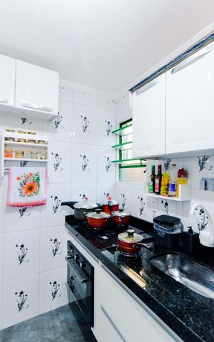 Casa de condomínio para alugar com 41m², 2 quartos e 1 vagaCozinha