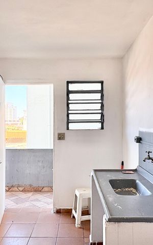 Studio para alugar com 30m², 1 quarto e sem vaga Studio para alugar com 30m², 1 quarto e sem vagaCozinha e Área de Serviço