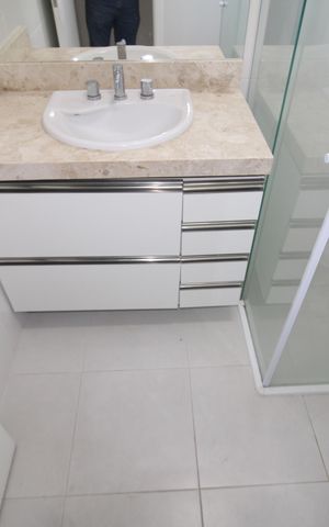 Apartamento para alugar com 92m², 3 quartos e 2 vagasBanheiro 1