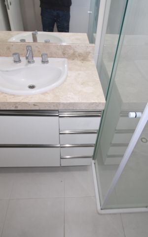 Apartamento para alugar com 92m², 3 quartos e 2 vagasBanheiro 1