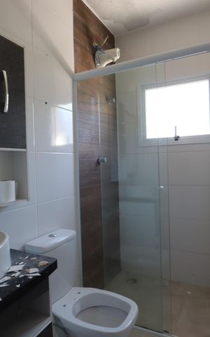Casa para alugar com 120m², 2 quartos e 2 vagasBanheiro da Suíte