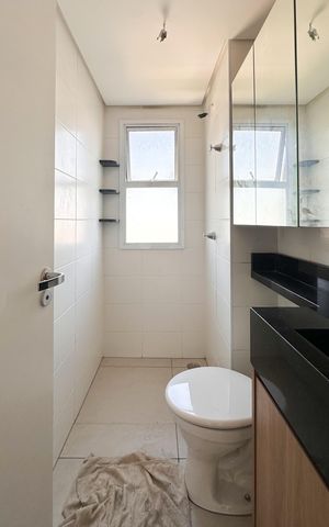 Apartamento à venda com 48m², 2 quartos e 1 vaga Apartamento à venda com 48m², 2 quartos e 1 vagaBanheiro Social