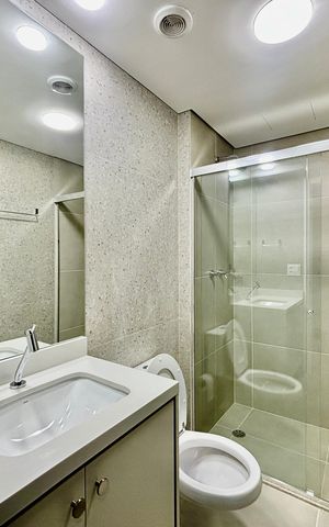 Studio para alugar com 31m², 1 quarto e sem vaga Studio para alugar com 31m², 1 quarto e sem vagaBanheiro