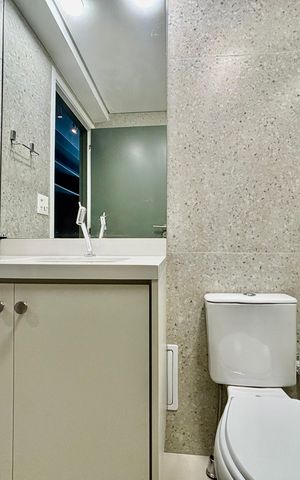 Studio para alugar com 31m², 1 quarto e sem vaga Studio para alugar com 31m², 1 quarto e sem vagaBanheiro