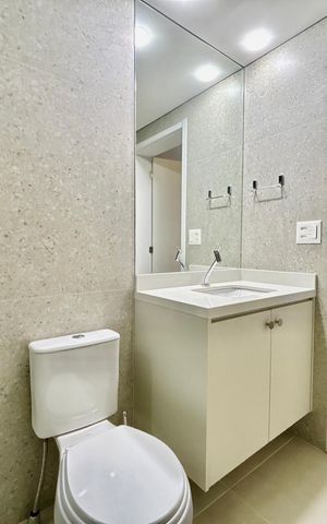 Studio para alugar com 31m², 1 quarto e sem vaga Studio para alugar com 31m², 1 quarto e sem vagaBanheiro