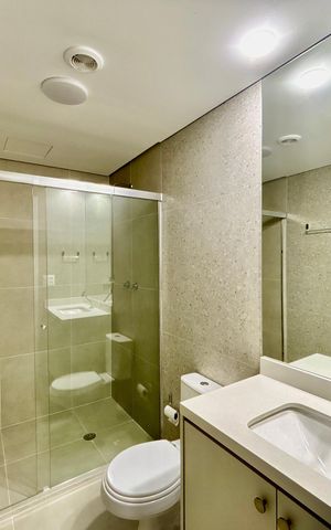 Studio para alugar com 31m², 1 quarto e sem vaga Studio para alugar com 31m², 1 quarto e sem vagaBanheiro