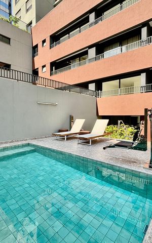 Studio para alugar com 31m², 1 quarto e sem vaga Studio para alugar com 31m², 1 quarto e sem vagaPiscina