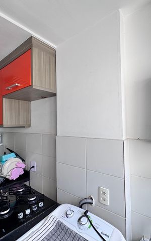 Apartamento à venda com 54m², 3 quartos e sem vaga Apartamento à venda com 54m², 3 quartos e sem vagaCozinha e Área de Serviço