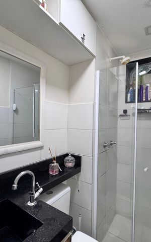 Apartamento à venda com 54m², 3 quartos e sem vaga Apartamento à venda com 54m², 3 quartos e sem vagaBanheiro Social