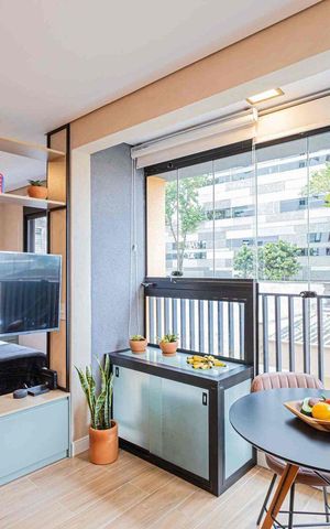 Apartamento à venda com 23m², 1 quarto e sem vagaSala/Cozinha