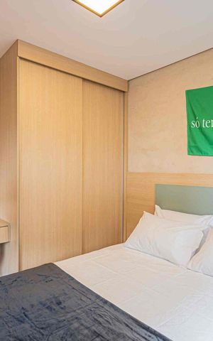 Apartamento à venda com 23m², 1 quarto e sem vagaQuarto