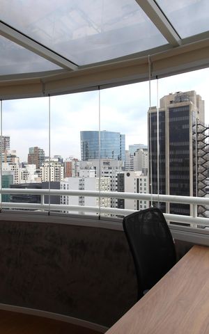 Apartamento para alugar com 90m², 1 quarto e 2 vagasSala/Cozinha