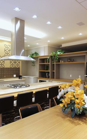 Apartamento para alugar com 90m², 1 quarto e 2 vagasÁrea Comum - Salão de Festas