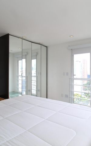 Apartamento para alugar com 90m², 1 quarto e 2 vagasQuarto Suíte