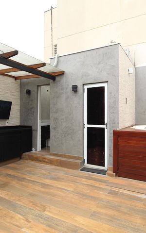 Apartamento para alugar com 90m², 1 quarto e 2 vagasCobertura