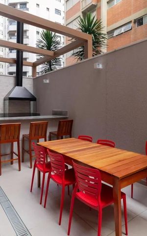 Apartamento à venda com 27m², 1 quarto e sem vagaChurrasqueira