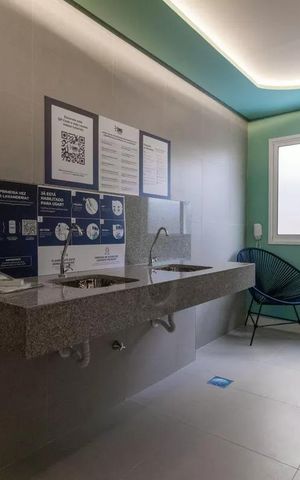 Apartamento à venda com 27m², 1 quarto e sem vagaLavanderia