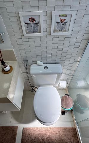 Apartamento para alugar com 235m², 3 quartos e 2 vagas Apartamento para alugar com 235m², 3 quartos e 2 vagasBanheiro Social
