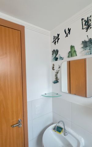 Apartamento para alugar com 37m², 2 quartos e 1 vaga Apartamento para alugar com 37m², 2 quartos e 1 vagaBanheiro