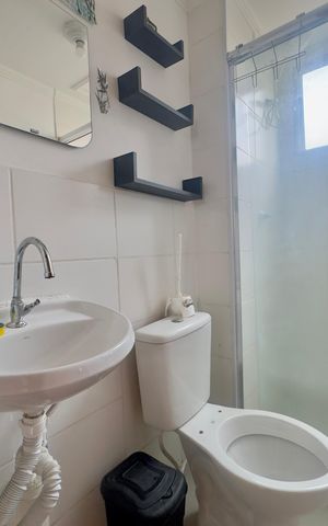 Apartamento para alugar com 37m², 2 quartos e 1 vaga Apartamento para alugar com 37m², 2 quartos e 1 vagaBanheiro