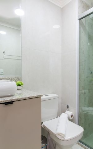 Apartamento para alugar com 24m², 1 quarto e sem vaga Apartamento para alugar com 24m², 1 quarto e sem vagaBanheiro