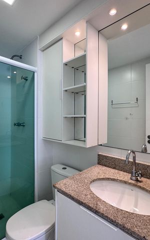 Apartamento à venda com 62m², 2 quartos e 1 vaga Apartamento à venda com 62m², 2 quartos e 1 vagaSuíte - Banheiro