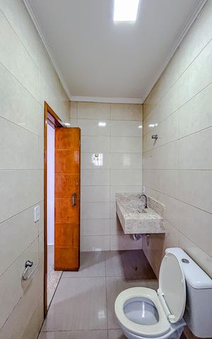 Casa à venda com 120m², 3 quartos e sem vagaBanheiro da Suíte 1