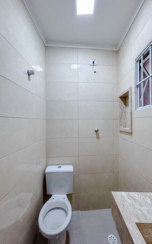 Casa à venda com 120m², 3 quartos e sem vagaBanheiro da Suíte 3