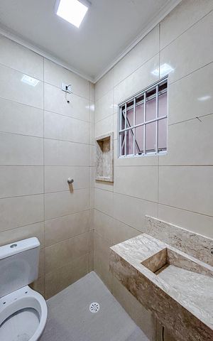 Casa à venda com 120m², 3 quartos e sem vagaBanheiro da Suíte 3