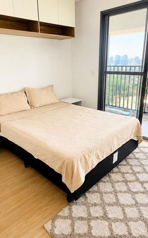 Studio para alugar com 24m², 1 quarto e sem vaga