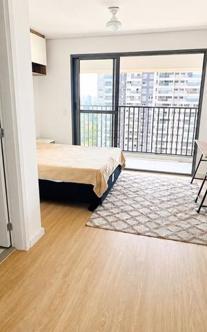 Studio para alugar com 24m², 1 quarto e sem vaga