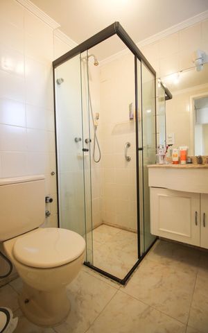 Apartamento à venda com 115m², 3 quartos e 3 vagasBanheiro da Suíte 1