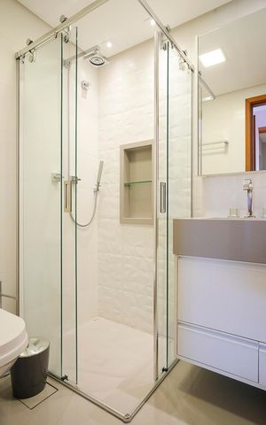 Apartamento à venda com 142m², 3 quartos e 3 vagasBanheiro da suíte 3