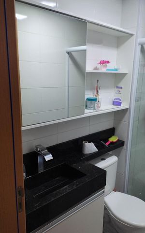 Apartamento à venda com 43m², 2 quartos e 1 vaga Apartamento à venda com 43m², 2 quartos e 1 vagaBanheiro