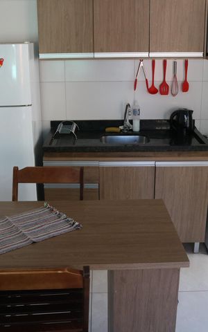 Apartamento à venda com 27m², 1 quarto e sem vagaCozinha e Área de Serviço