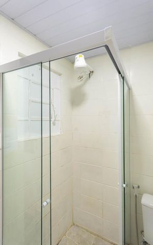 Casa para alugar com 60m², 1 quarto e sem vagaBanheiro social
