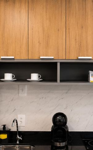 Studio para alugar com 39m², 1 quarto e sem vaga Studio para alugar com 39m², 1 quarto e sem vagaCozinha