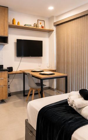 Studio para alugar com 39m², 1 quarto e sem vaga Studio para alugar com 39m², 1 quarto e sem vagaSala/Quarto