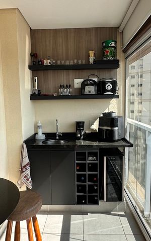 Apartamento para alugar com 75m², 2 quartos e 1 vaga Apartamento para alugar com 75m², 2 quartos e 1 vagaVaranda da Sala/Cozinha