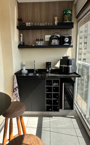 Apartamento para alugar com 75m², 2 quartos e 1 vaga Apartamento para alugar com 75m², 2 quartos e 1 vagaVaranda da Sala/Cozinha