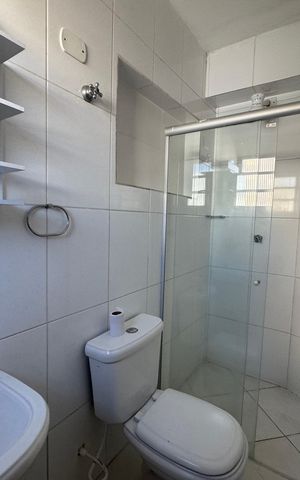Studio para alugar com 15m², 1 quarto e 1 vaga Studio para alugar com 15m², 1 quarto e 1 vagaBanheiro