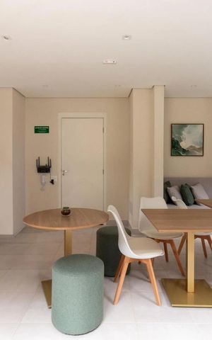 Apartamento à venda com 32m², 2 quartos e sem vaga Apartamento à venda com 32m², 2 quartos e sem vagaÁrea comum - Salão de festas