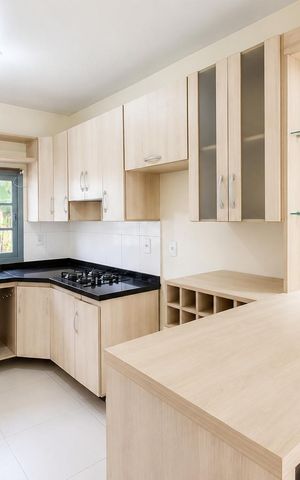 Casa para alugar com 110m², 2 quartos e 2 vagas Casa para alugar com 110m², 2 quartos e 2 vagasCozinha