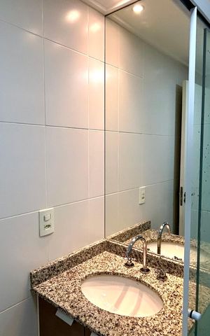 Apartamento para alugar com 68m², 2 quartos e 1 vagaBanheiro social