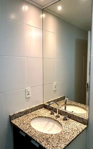 Apartamento para alugar com 68m², 2 quartos e 1 vagaBanheiro da Suíte