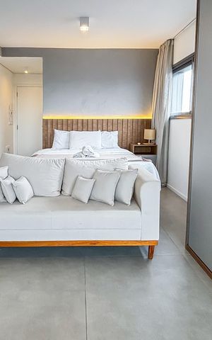 Apartamento para alugar com 39m², 1 quarto e 1 vaga