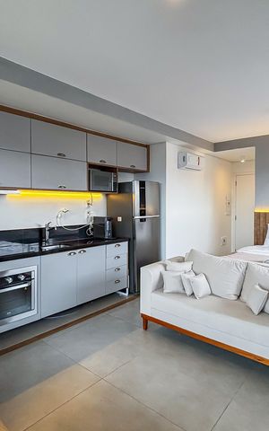 Apartamento para alugar com 39m², 1 quarto e 1 vaga